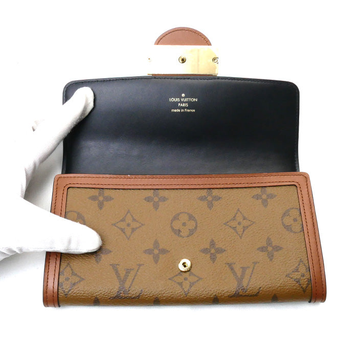 Louis Vuitton Monogram Reverse Long Wallet M46645