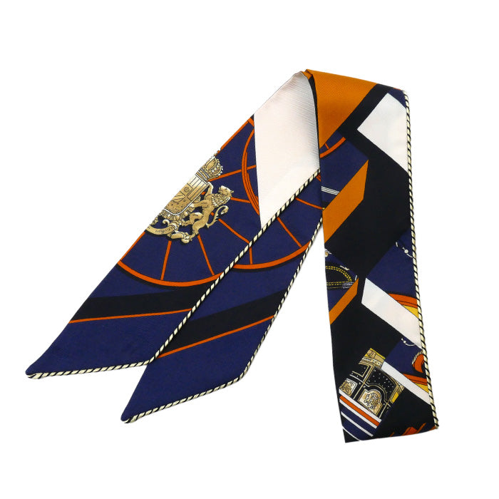 Hermes Twilly Silk Scarf Multicolor