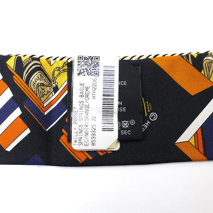 Hermes Twilly Silk Scarf Multicolor