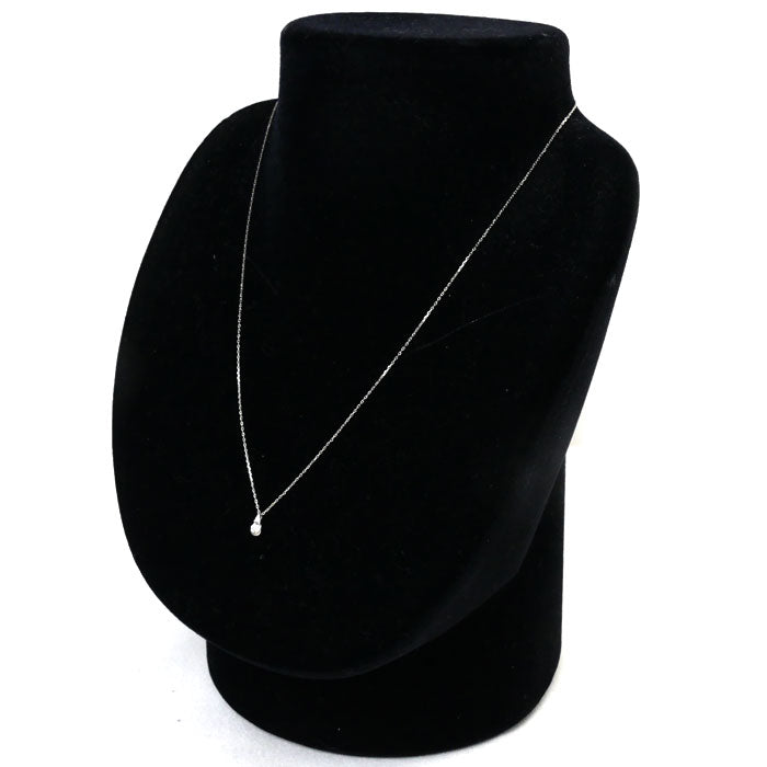 K18WG White Gold Diamond Necklace