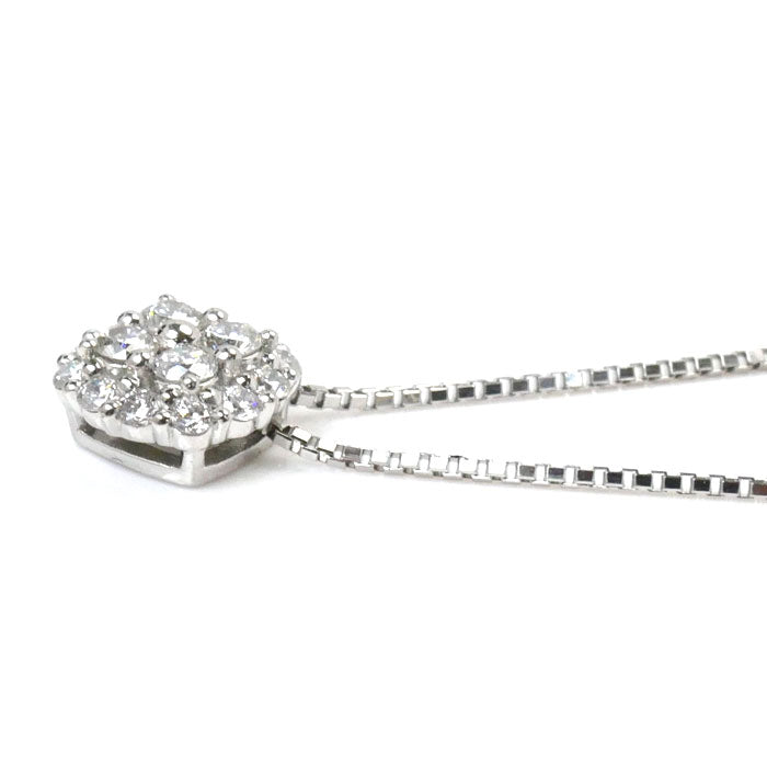 Vendome Aoyama Diamond Necklace Pt950/850