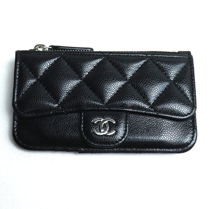 Chanel Classic Card Coin Case Black AP2570