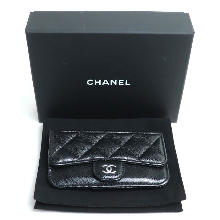 Chanel Classic Card Coin Case Black AP2570