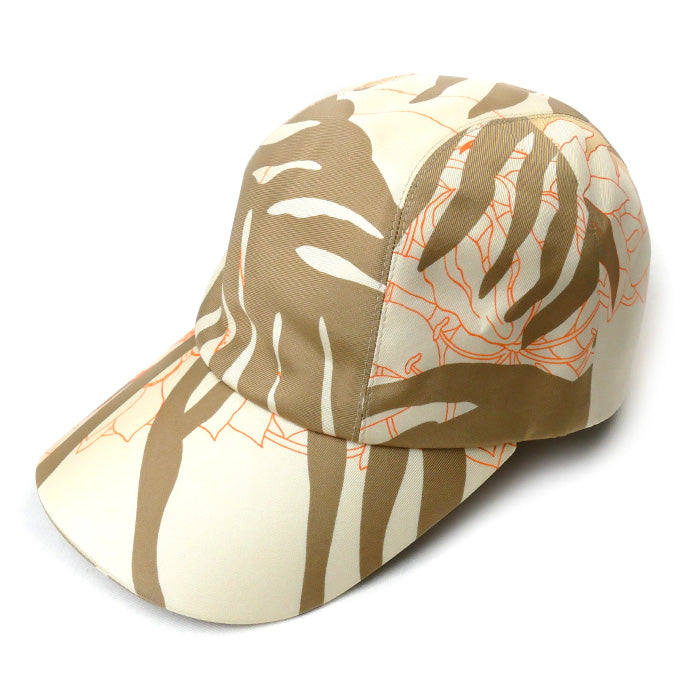 Hermes Davis Jungle Love Cap Beige Camel