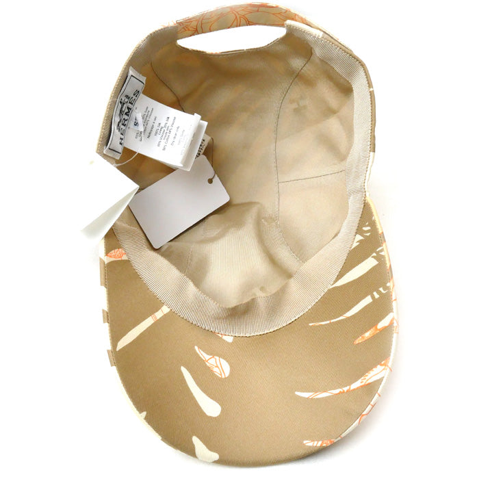 Hermes Davis Jungle Love Cap Beige Camel