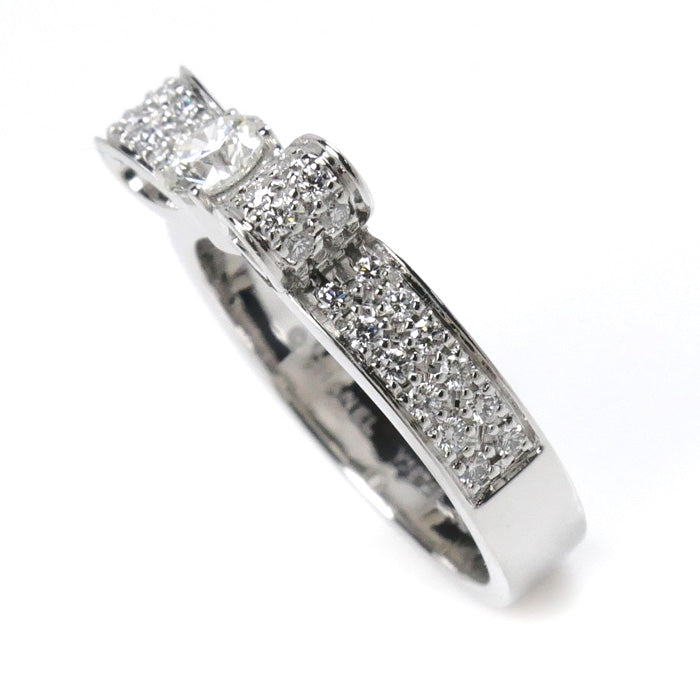 Chanel K18WG White Gold Diamond Ring J3413