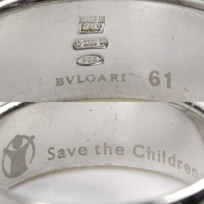 Bvlgari Silver 925 Save the Children Ring