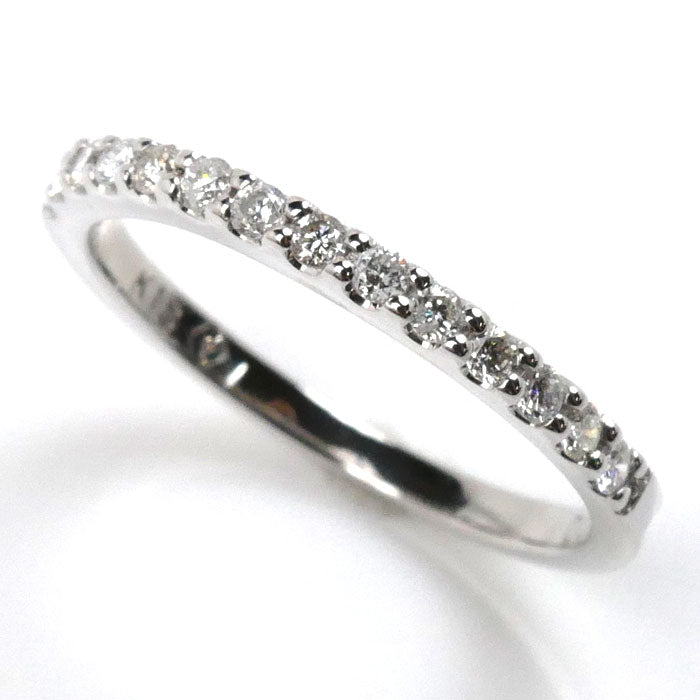 Vendome Aoyama K18WG White Gold Diamond Ring