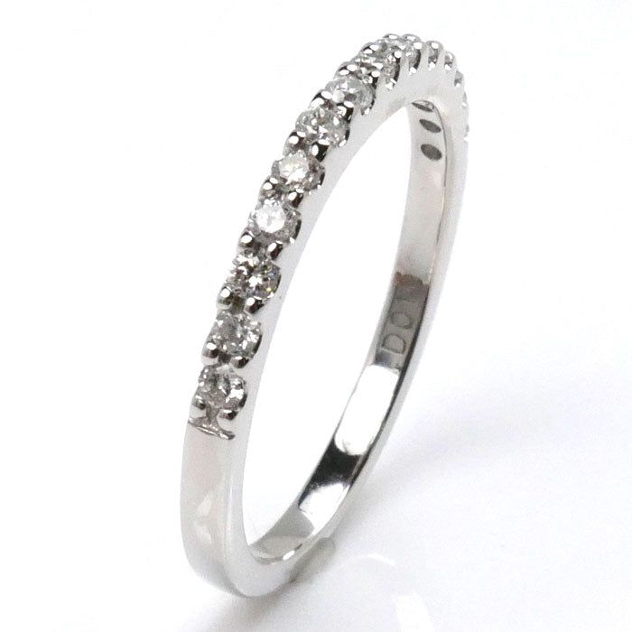 Vendome Aoyama K18WG White Gold Diamond Ring