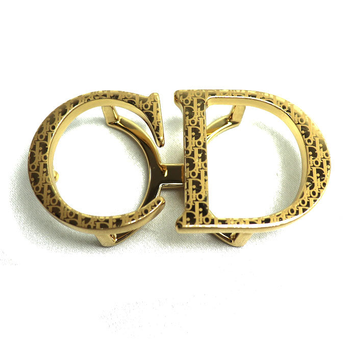 Dior Brass 35mm CD Belt Buckle