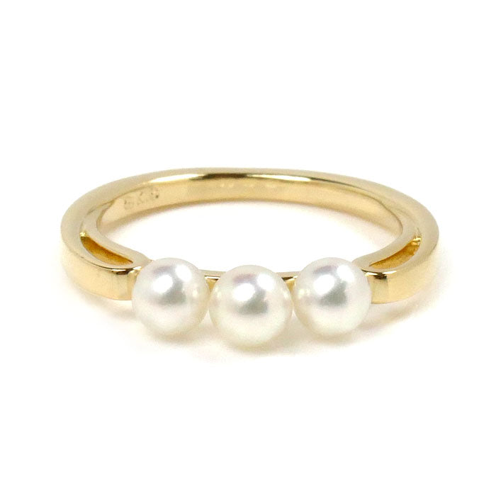 Mikimoto K18YG Yellow Gold Pearl Ring