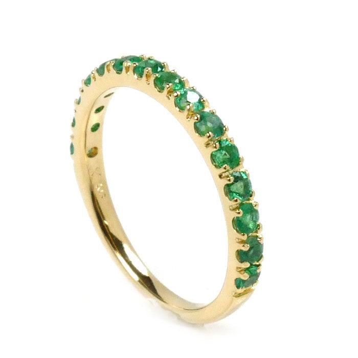 BIZOUX K18YG Yellow Gold Emerald Ring