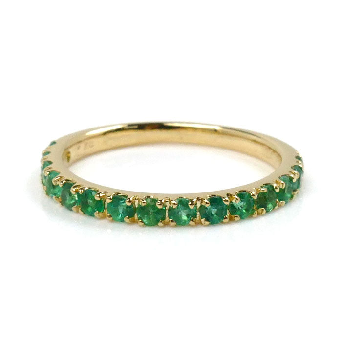 BIZOUX K18YG Yellow Gold Emerald Ring