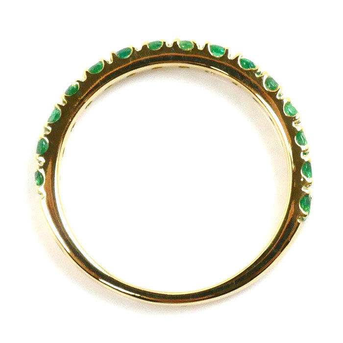 BIZOUX K18YG Yellow Gold Emerald Ring