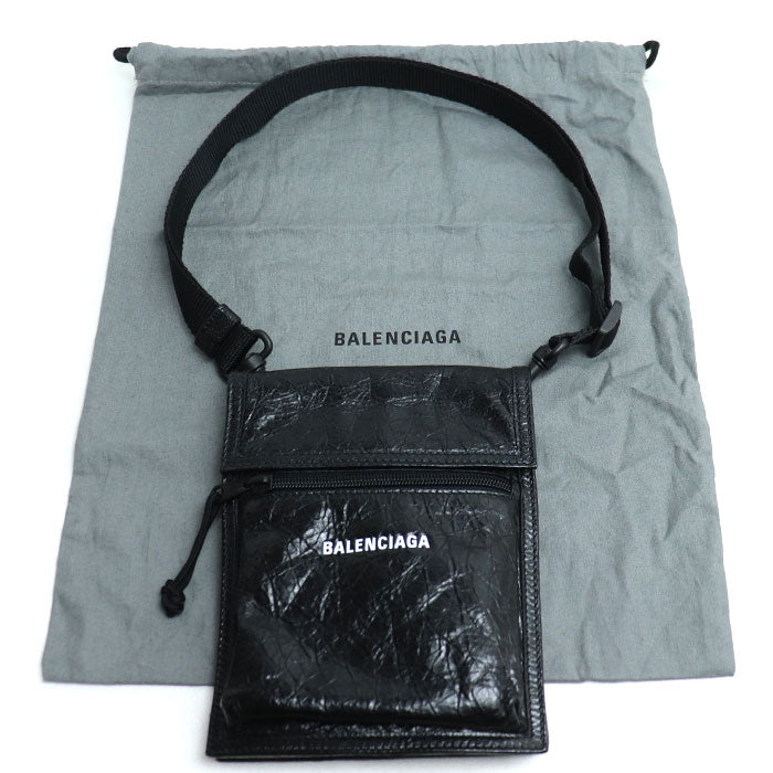 Balenciaga Explorer Leather Shoulder Bag