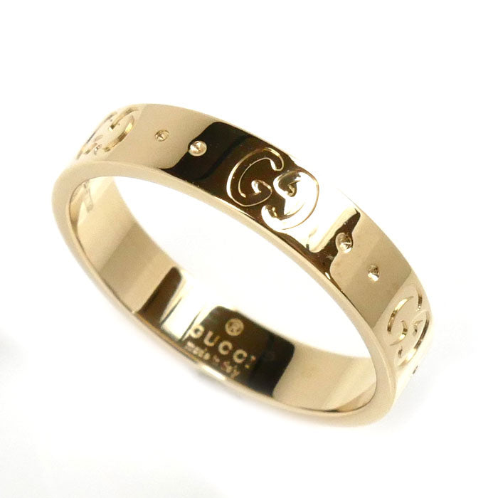 Gucci K18YG Yellow Gold Icon Ring