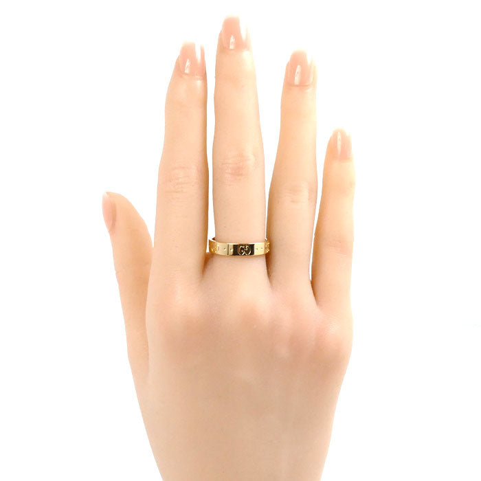 Gucci K18YG Yellow Gold Icon Ring