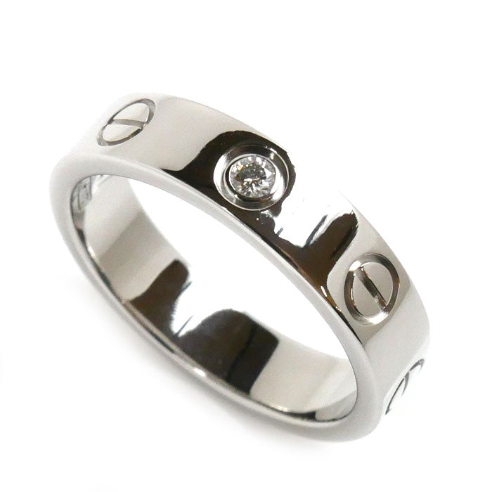 Cartier White Gold Diamond Mini Love Ring