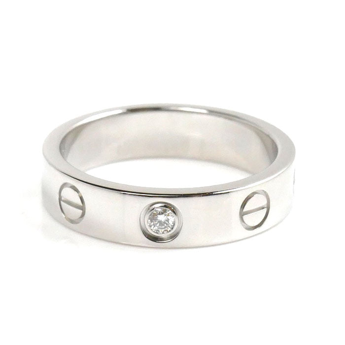 Cartier White Gold Diamond Mini Love Ring