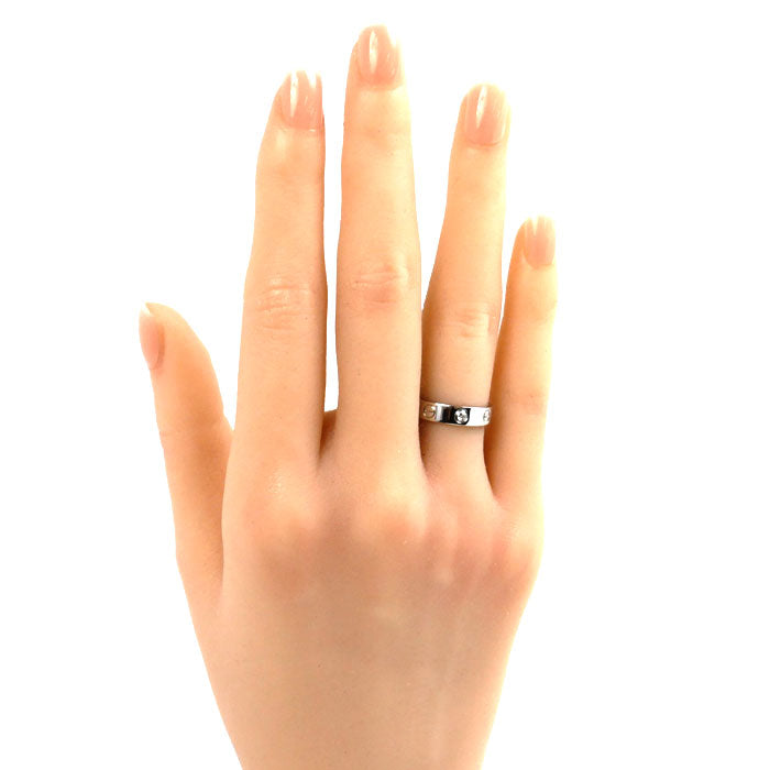 Cartier White Gold Diamond Mini Love Ring