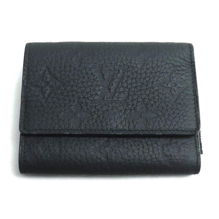 Louis Vuitton Black Tri-fold Wallet M82556