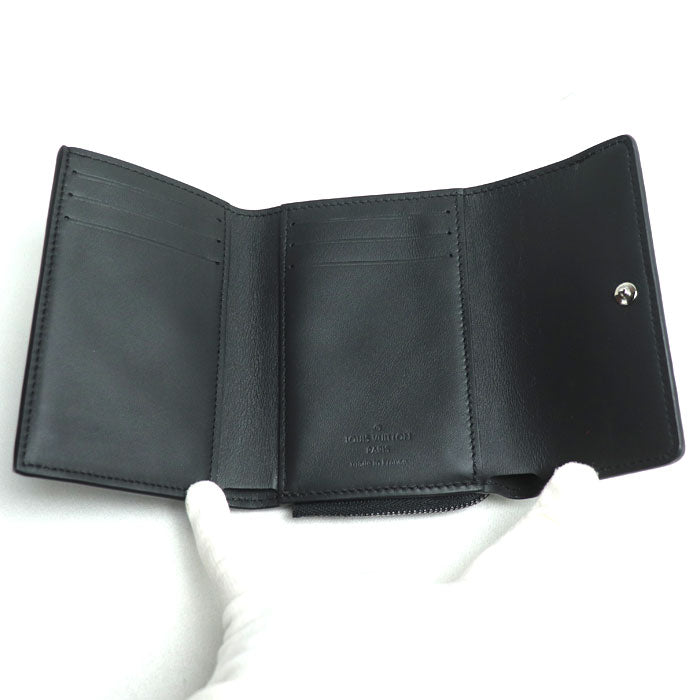 Louis Vuitton Black Tri-fold Wallet M82556