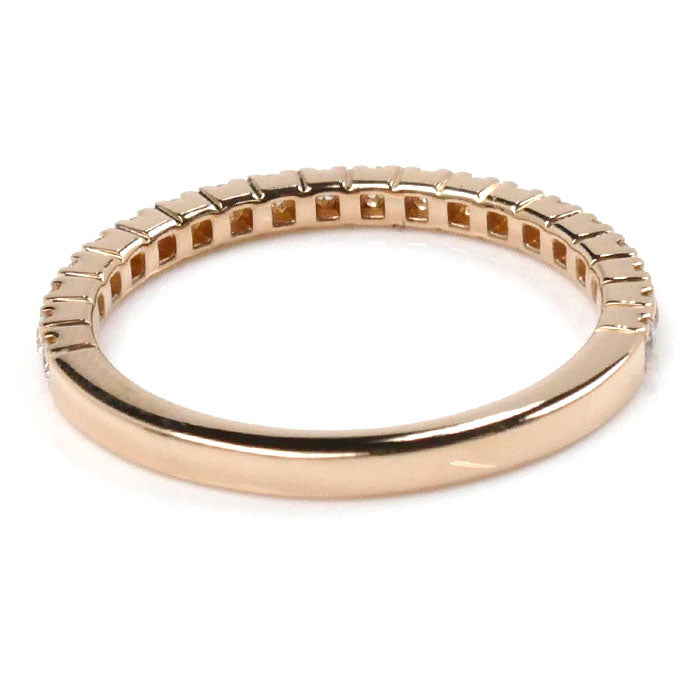 Bvlgari Pink Gold Diamond Half Eternity Ring