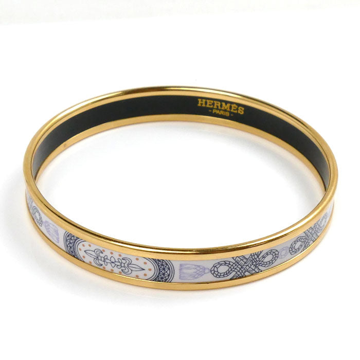 Hermes Enamel Bangle Bracelet