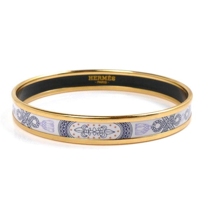 Hermes Enamel Bangle Bracelet