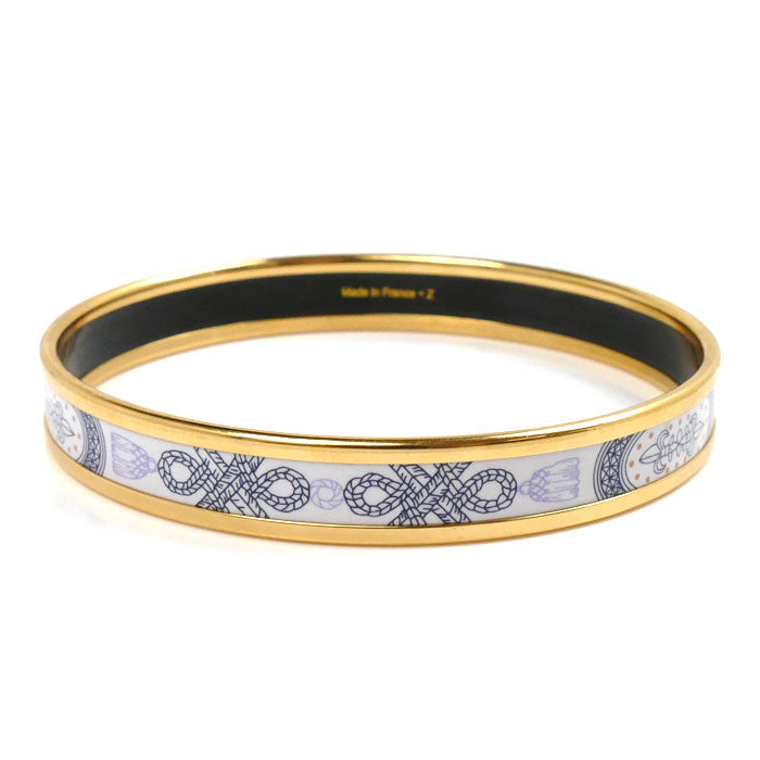 Hermes Enamel Bangle Bracelet