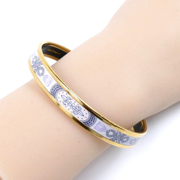 Hermes Enamel Bangle Bracelet