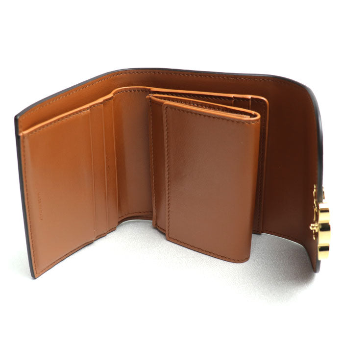 Celine Triomphe Small Flap Wallet Bronze