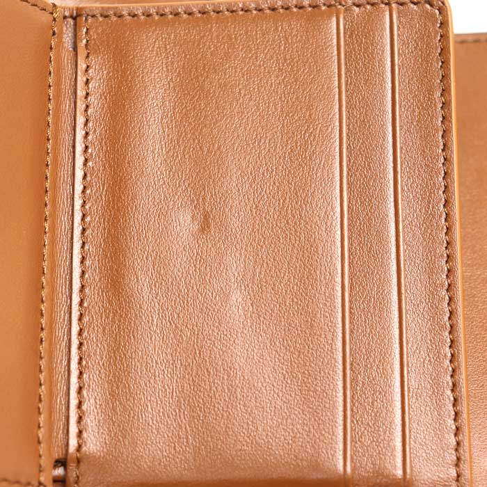 Celine Triomphe Small Flap Wallet Bronze