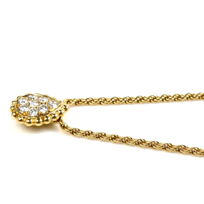 Boucheron K18YG Yellow Gold Diamond Necklace