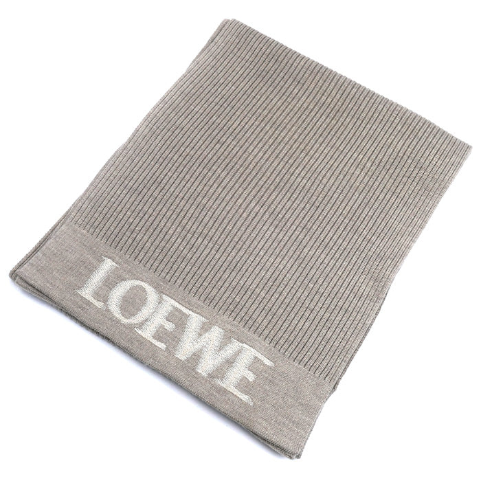 Loewe Logo Wool Scarf