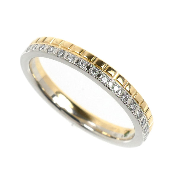 4℃ Au750 and Pt950 Diamond Ring