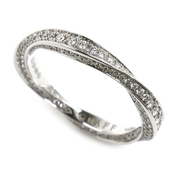Graff Spiral Au750 Diamond Ring Size 6