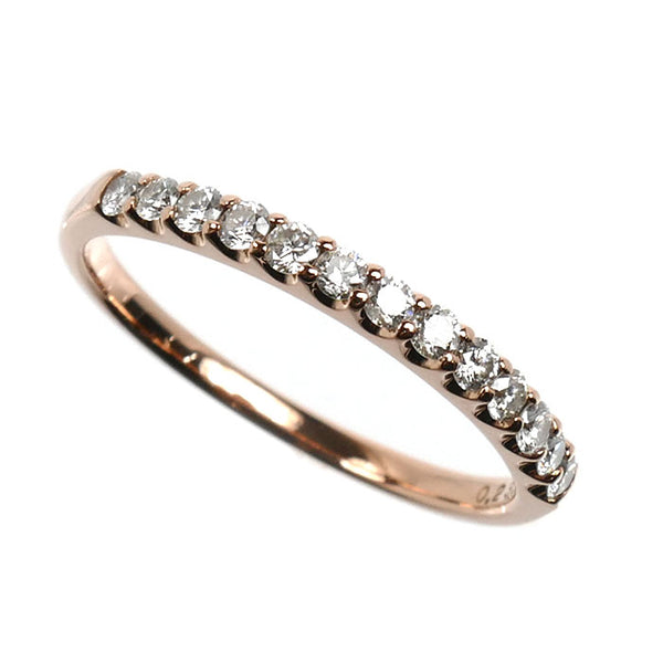 Vendome Aoyama Au750 Pink Gold Diamond Ring