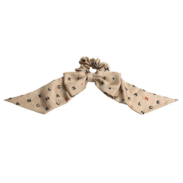 Chanel Silk Scrunchie
