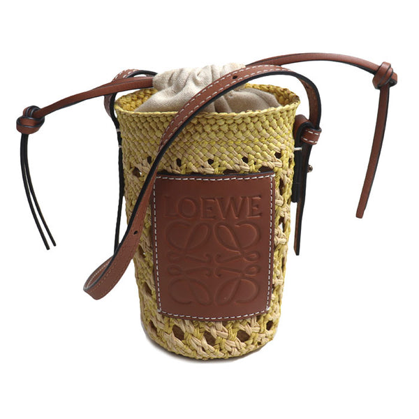 Loewe Anagram Raffia Shoulder Bag