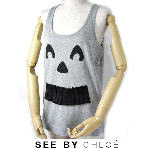 See by Chloe Grey Tank Top