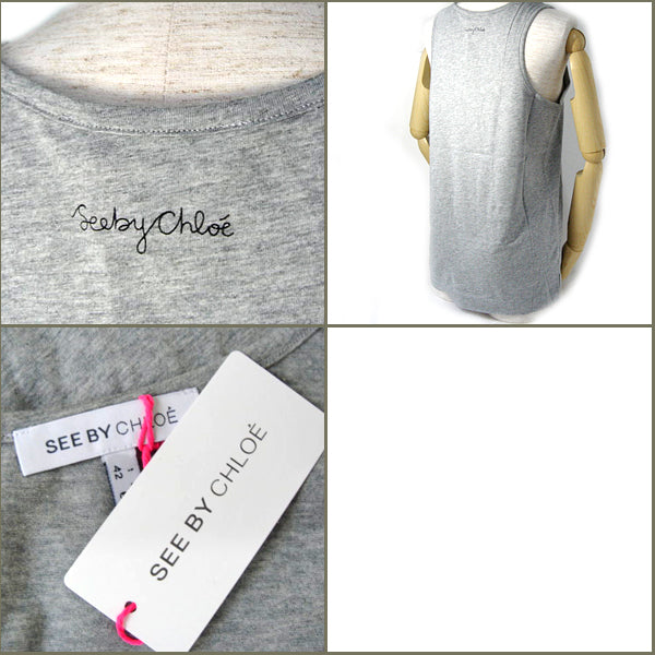 See by Chloe Grey Tank Top in Pristine Condition