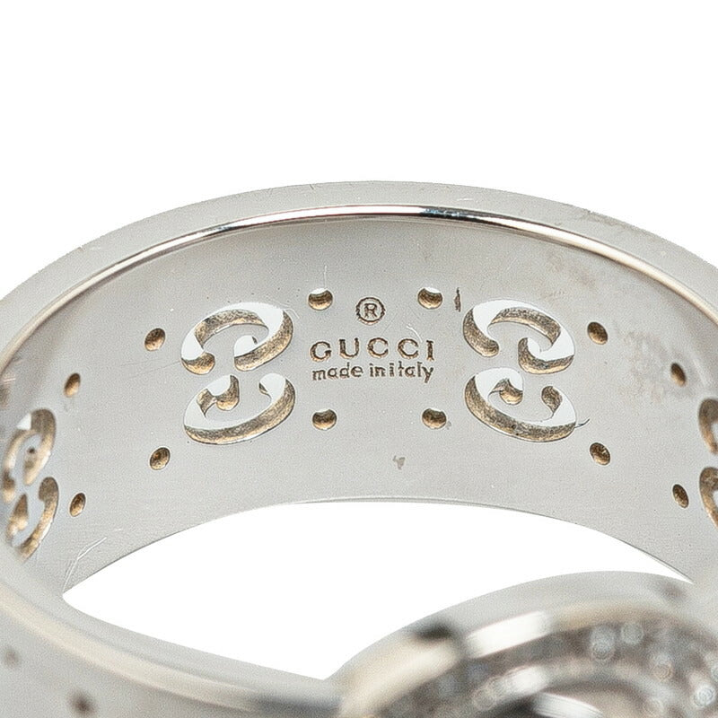 Gucci Diamond Ring K18WG White Gold