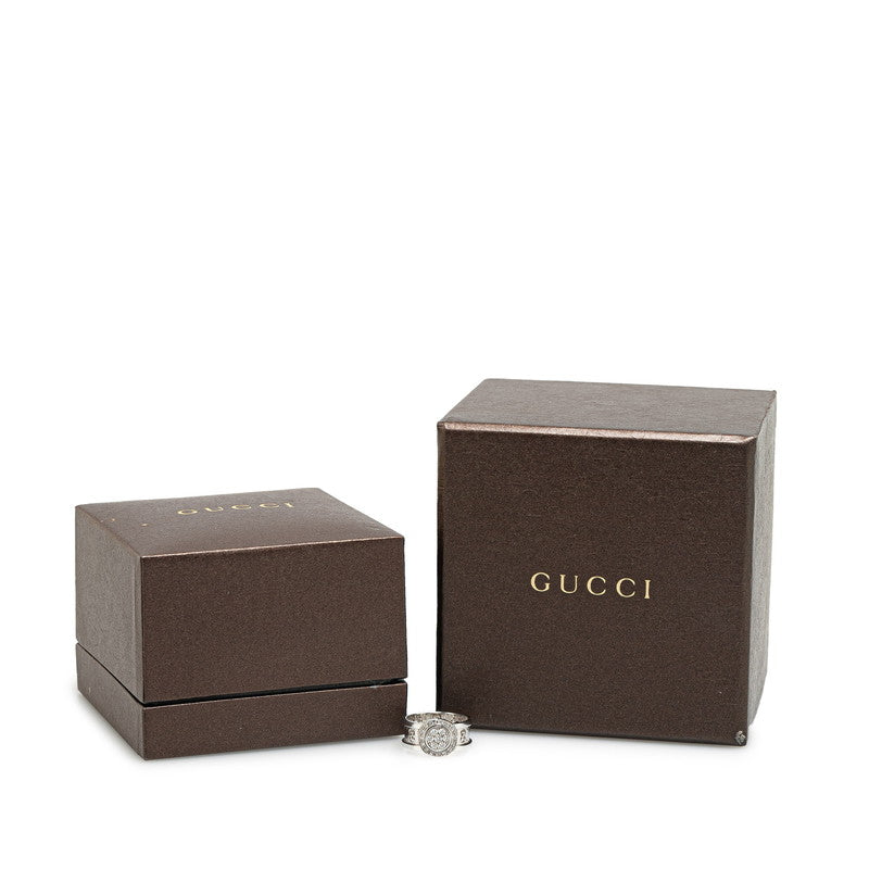 Gucci Diamond Ring K18WG White Gold