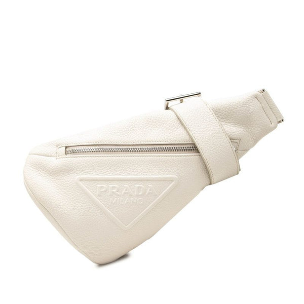 Prada Triangle Logo VITELLO DAINO Shoulder Bag