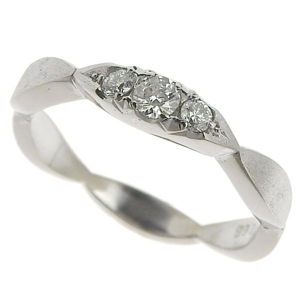 K18WG Ladies Ring with 0.68ct Pave-set Diamonds, Size 13.5 by Koji Iwakura in Excellent Condition