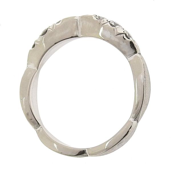 Ladies Silver Ring with 0.68ct Pave-set Diamonds, Size 13.5 by Koji Iwakura