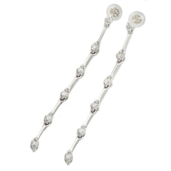 [LuxUness] 18k Gold 6P Diamond Drop Earrings Metal Earrings in Excellent condition
