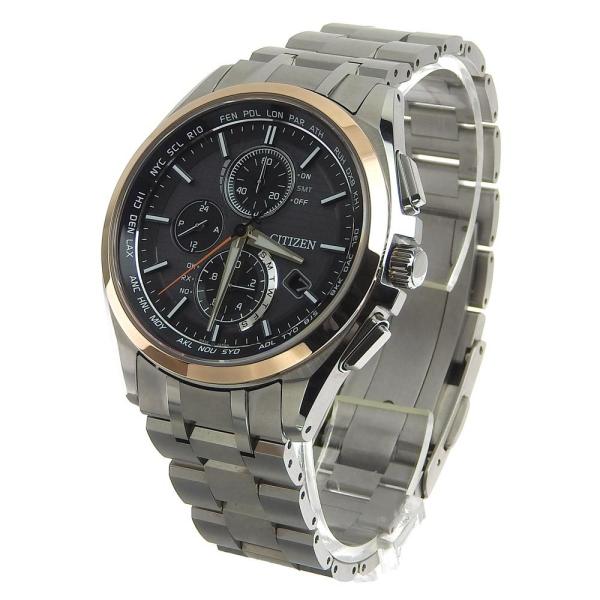 Citizen Men's Attesa Eco-Drive Radio Controlled Silver Titanium Wristwatch with Chronograph in Great Condition