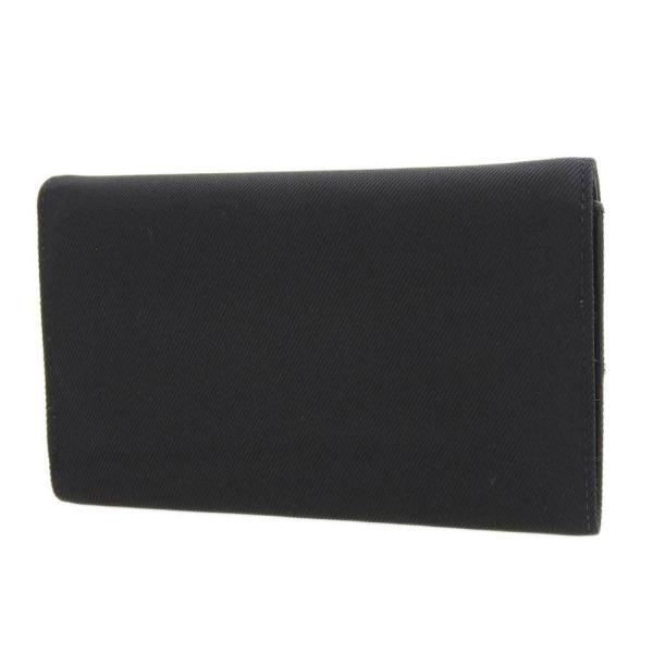 Fendi Canvas Trifold Flap Wallet Canvas Long Wallet in Good condition